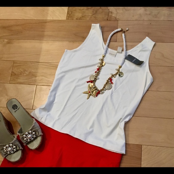 Chico's Tops - NWT Chico’s 12 Ecru Tank